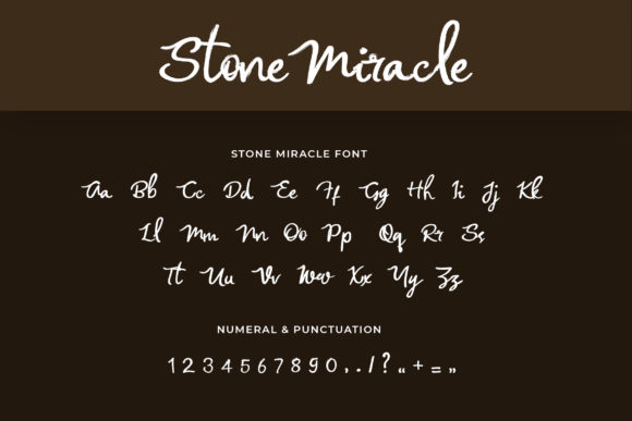 Stone Miracle Font Poster 4