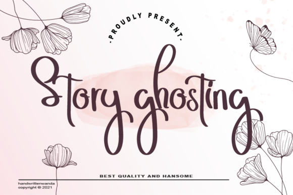 Story Ghosting Font