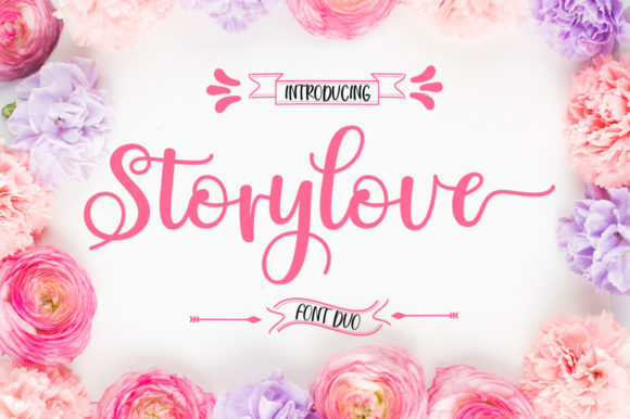 Story Love Font Poster 1