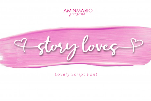 Story Loves Font Poster 1