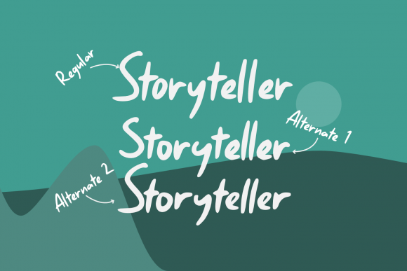 Story Maker Font Poster 3
