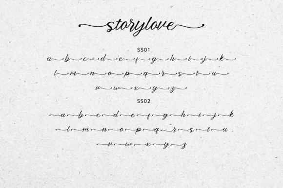 Storylove Font Poster 9