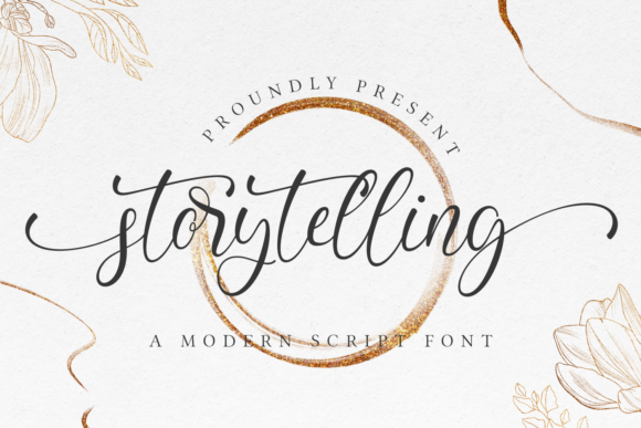 Storytelling Font Poster 1