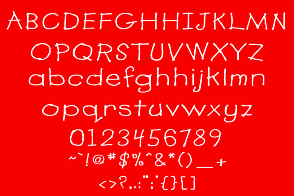 Strawberry Font Poster 3