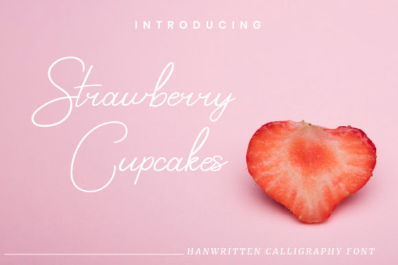 Strawberry Cupcakes Font