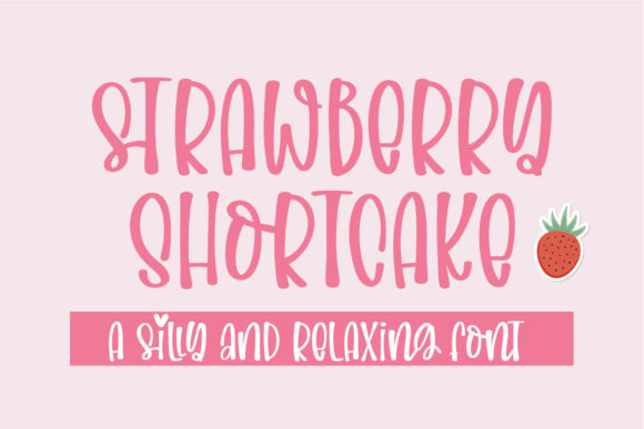 Strawberry Shortcake Font Poster 1