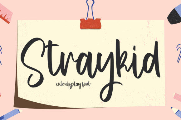 Straykid Font Poster 1