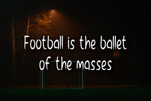 Street Football Font Poster 4