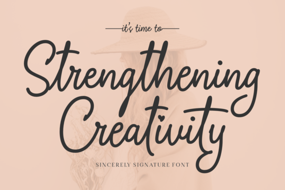 Strengthening Creativity Font Poster 1