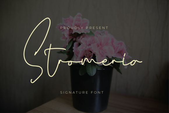 Stromeria Font Stromeria Font Poster 1
