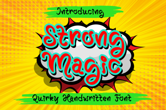Strong Magic Font Poster 1
