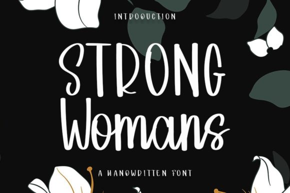 Strong Womans Font Poster 1