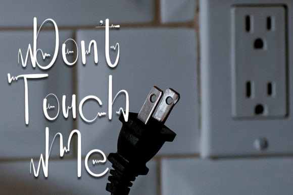 Stronger Electric Font Poster 3