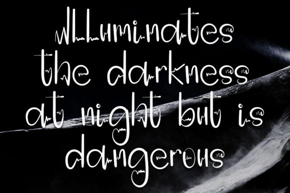 Stronger Electric Font Poster 4