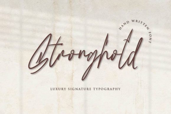 Stronghold Font Poster 1