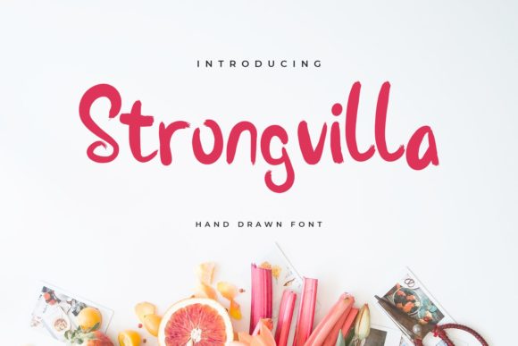 Strongvilla Font Poster 1