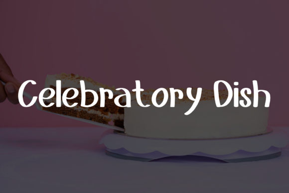 Stuffy Cake Font Poster 2