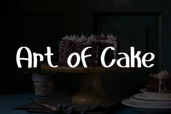 Stuffy Cake Font Poster 4