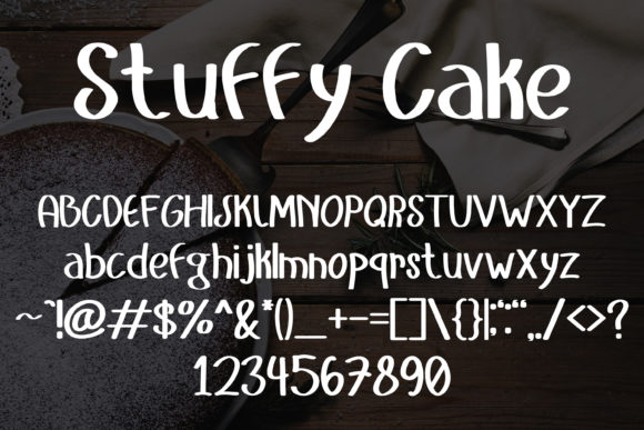 Stuffy Cake Font Poster 5