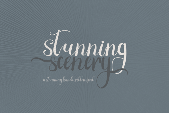 Stunning Scenery Font