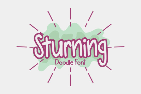 Sturning Font Poster 1