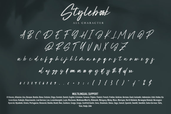 Stylebook Font Poster 7