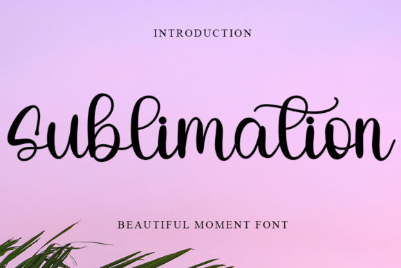 Sublimation Font Poster 1