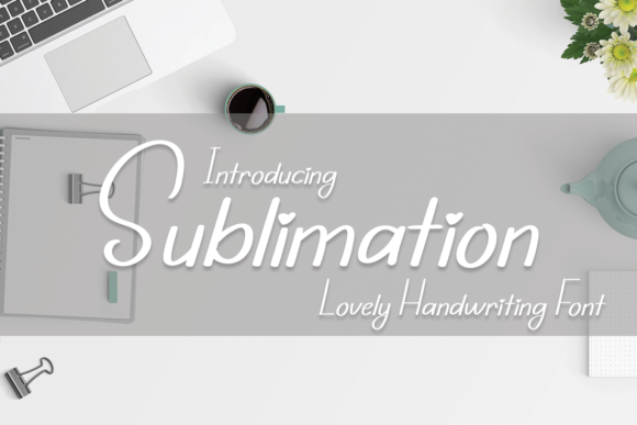 Sublimation Font Poster 1