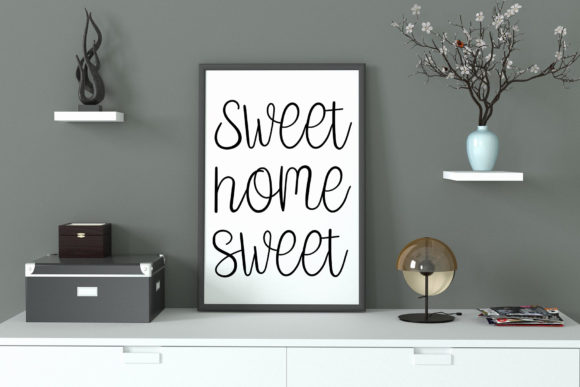 Sublimation Font Poster 2