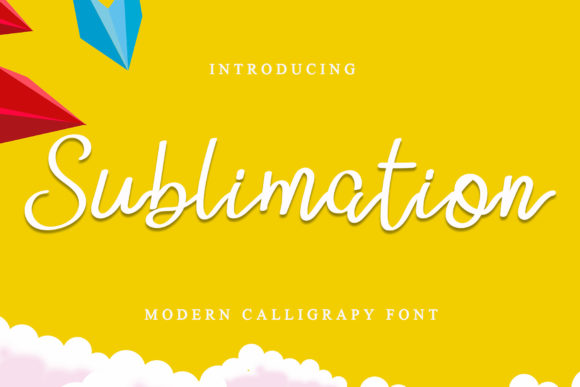 Sublimation Font Poster 1