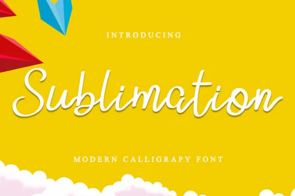 Sublimation Font Sublimation Font Poster 1