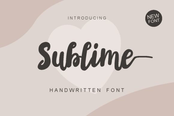 Sublime Font Poster 1