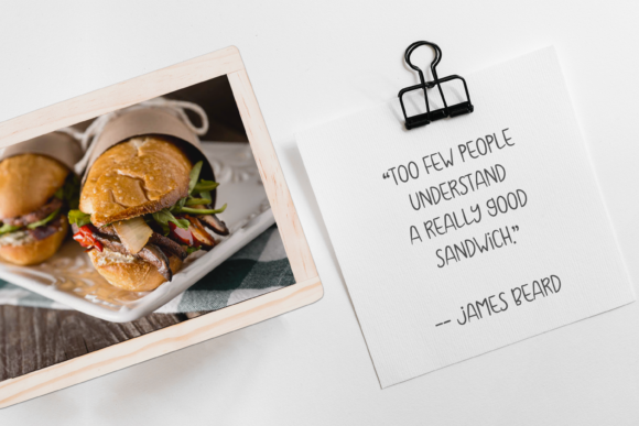 Submarine Sandwich Font Poster 4
