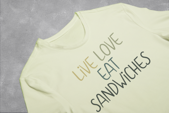 Submarine Sandwich Font Poster 6