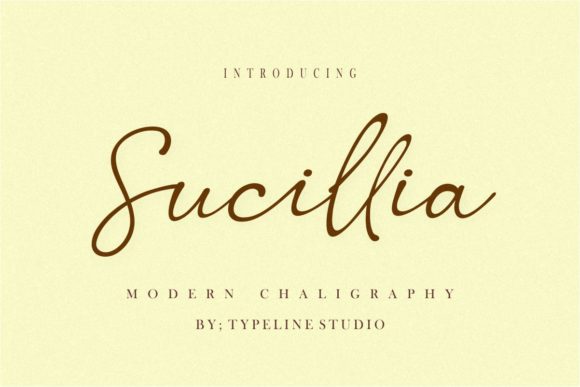 Sucillia Font Poster 1