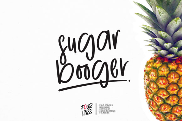 Sugar Booger Font Poster 1