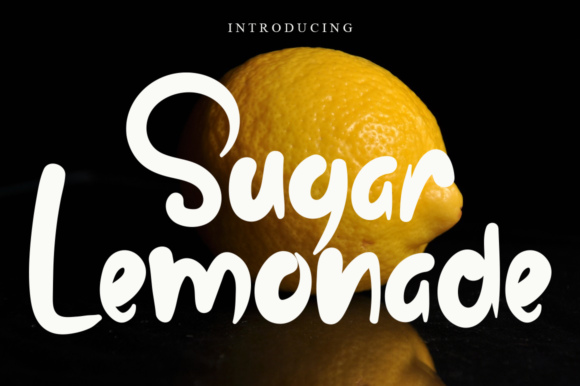 Sugar Lemonade Font Poster 1