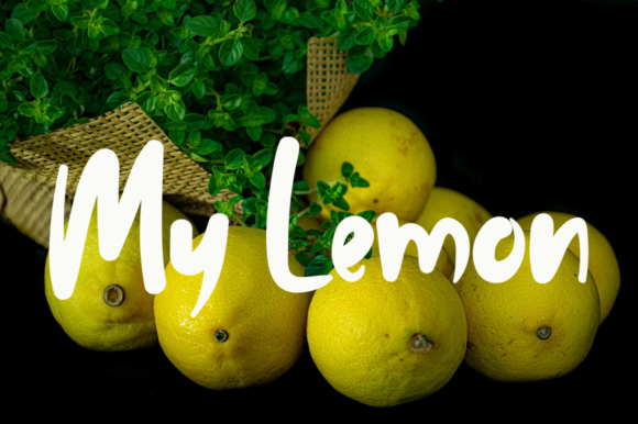 Sugar Lemonade Font Poster 3