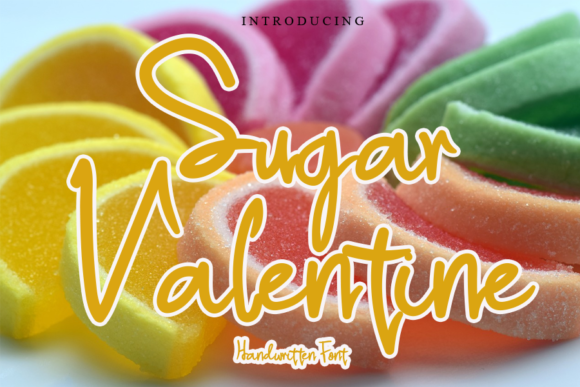 Sugar Valentine Font Sugar Valentine Font Poster 1