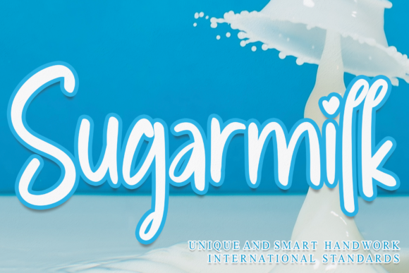 Sugarmilk Font Sugarmilk Font Poster 1