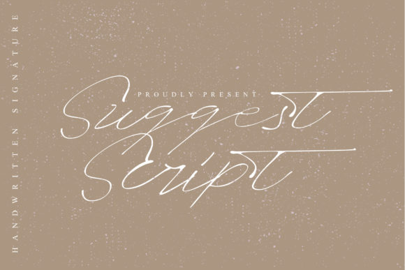 Suggest Script Font