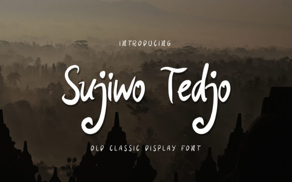 Sujiwo Tedjo Font Poster 1