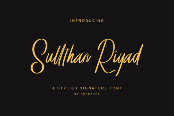 Sullthan Riyad Font Poster 1