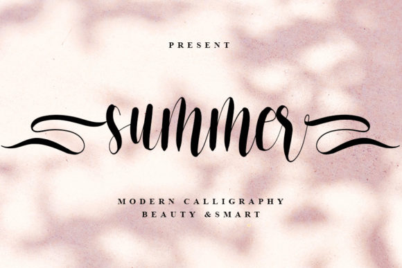 Summer Font Poster 1