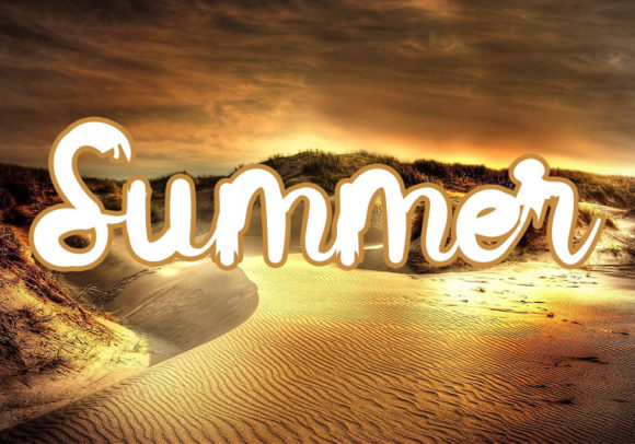 Summer Font Poster 1