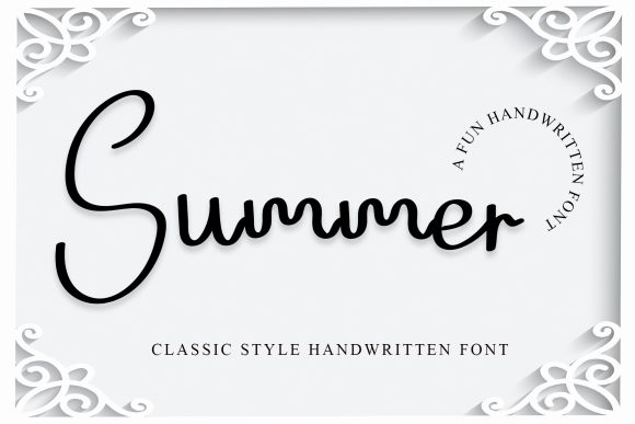 Summer Font Poster 1