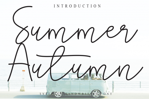 Summer Autumn Font Poster 1