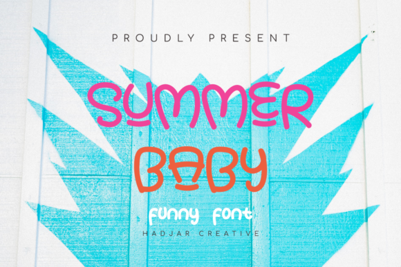 Summer Baby Font Poster 1