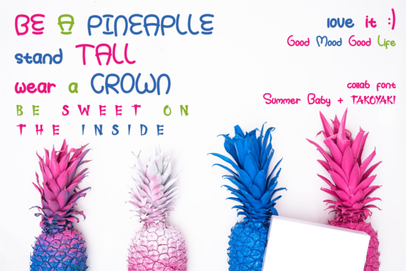Summer Baby Font Poster 7