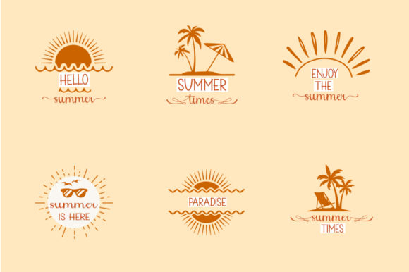 Summer Beach Font Poster 2